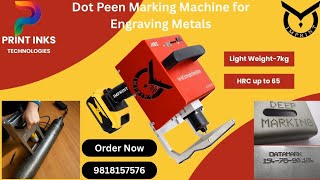 Electric Battery Operated Dot Peen Marking Machine for Engraving Metals | #vinnumber  #chassisnumber Profile
