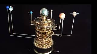Orrery Solar System Model Steampunk Vintage Planets Art Toy For Education