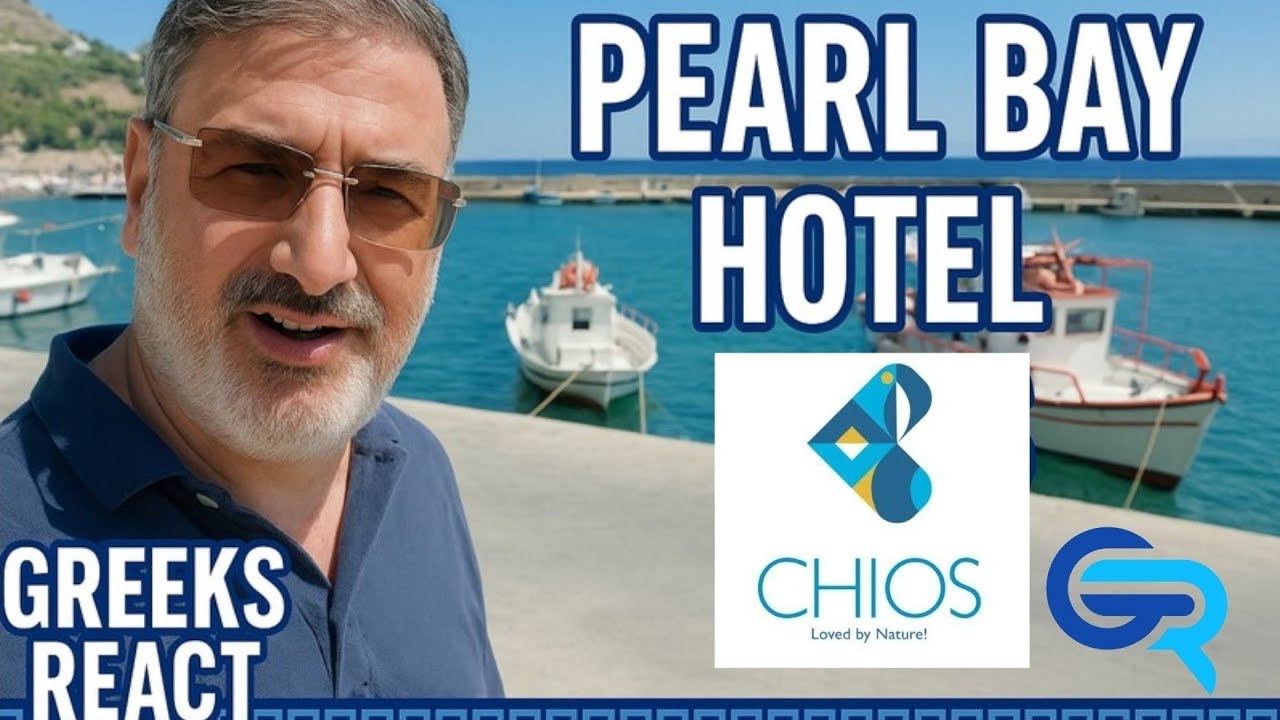 Touring the Pearl Bay Hotel in Chios, Greece 🇬🇷 | I Helped Build This Hotel! 