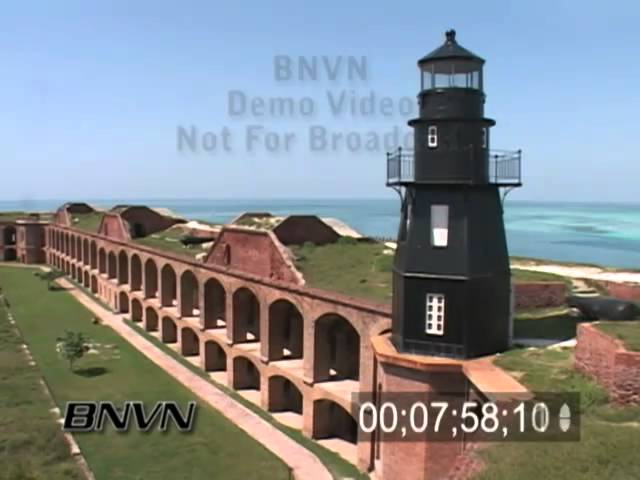 B-Roll footage from historic Fort Jefferson or Garden Key, June 2007