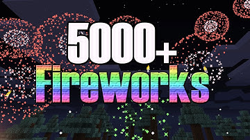 Minecraft Amazing Fireworks | 5000+ Fireworks!