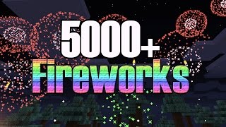 Minecraft Amazing Fireworks | 5000+ Fireworks!