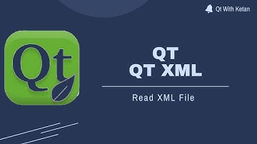 Qt XML | Read XML File Using Qt C++ | QDomDocument | QDomElement | Qt C++ | Qt Creator | Qt Tutorial