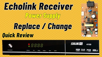 Echo link Receiver Power Supply Replace in Urdu Hindi Latest | Power Supply Change | Abbas Computers