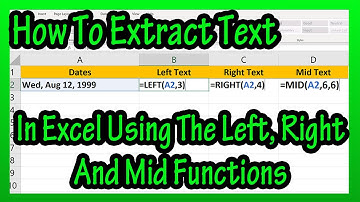 How To Extract Text From A Cell (Using The LEFT, RIGHT, And MID Functions) In Excel Explained