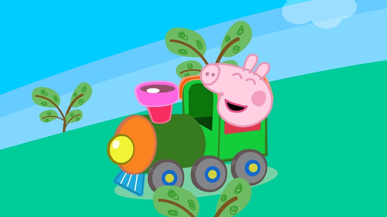 Peppa Pig Song The Train Song YouTube