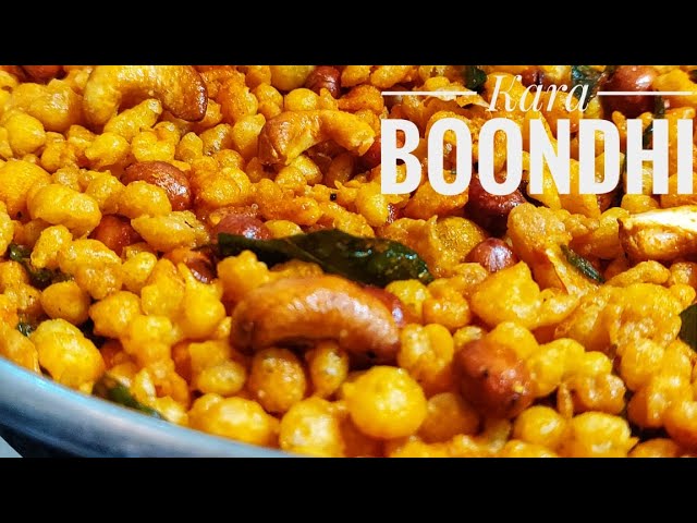 kara boondi recipe | boondi recipe | காரா பூந்தி #foodvlog #cooking #todaynews | Dakshin Food  - Tamil