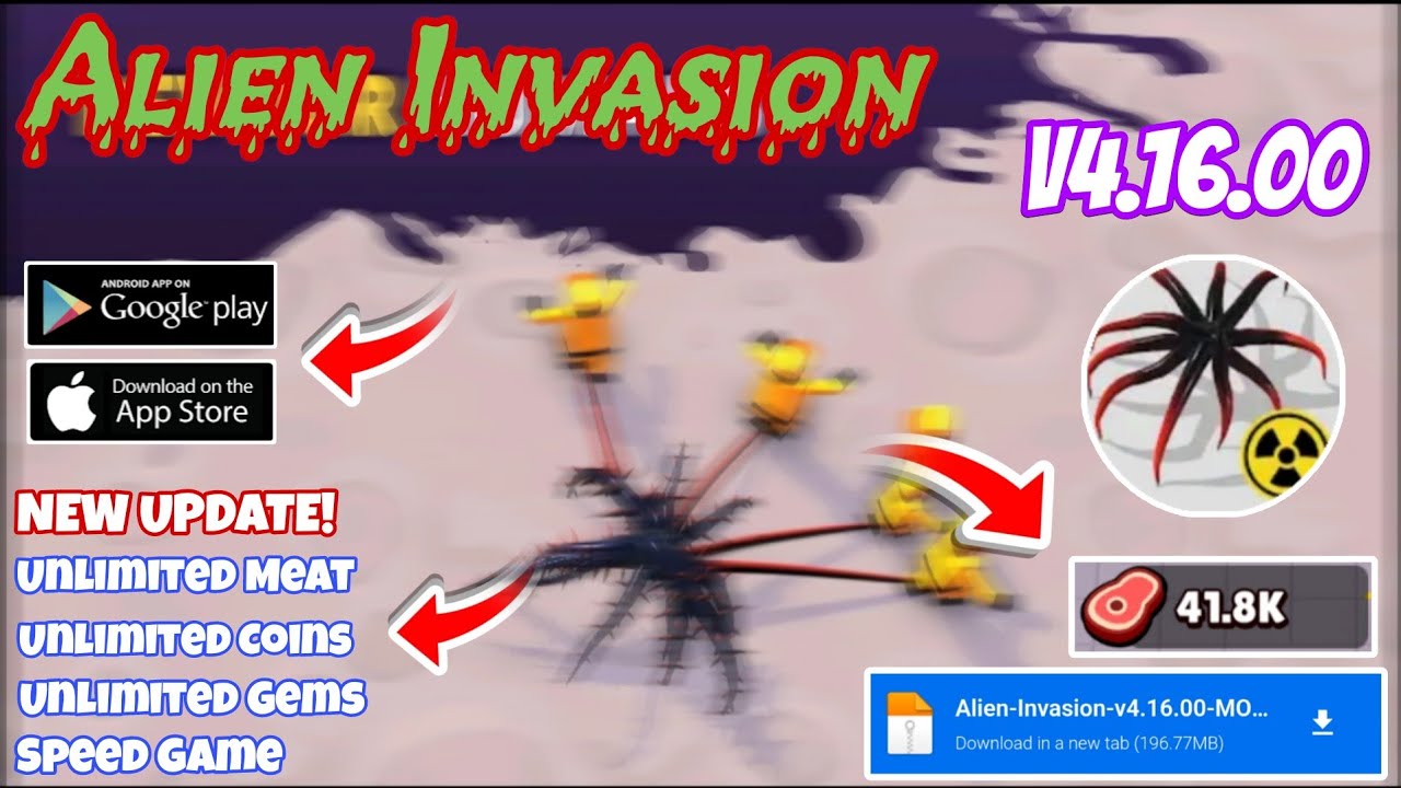 Alien Invasion Mod Apk v4.16.00 (Unlimited Money/Gems) Free Download 2025