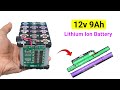 কম খরচে 12V 9Ah Lithium Battery Pack বানানোর সহজ উপায় | DIY Li-ion Battery at Home (Bangla)