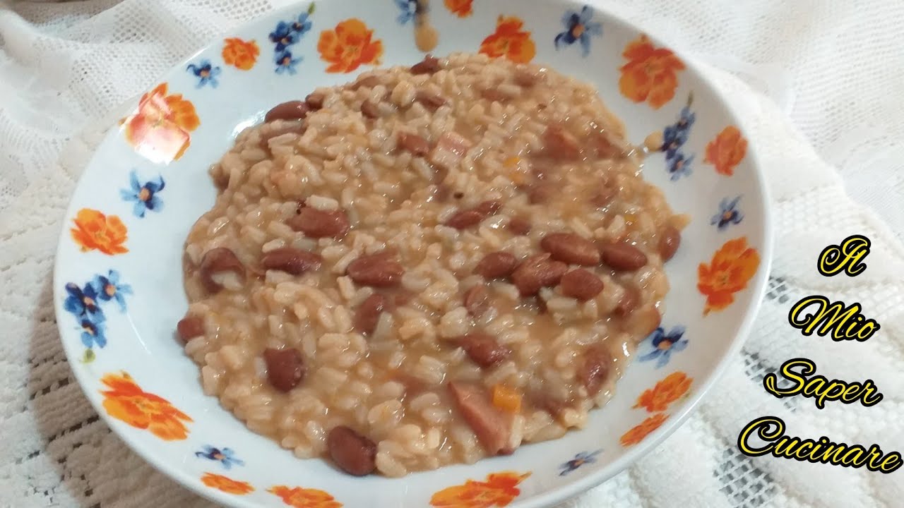 Riso e fagioli alla napoletana