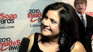 Nina Wadia at the Inside Soap Awards 2010