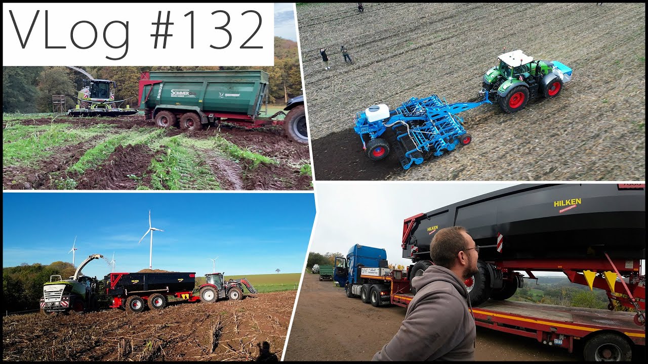 FarmVLOG#132: Domis neuer Muldenkipper ist da! Schlammschlacht im letzten MAIS & Besuch bei LEMKEN