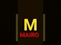 Mairo 2021 2022 Mairo 2021 2022