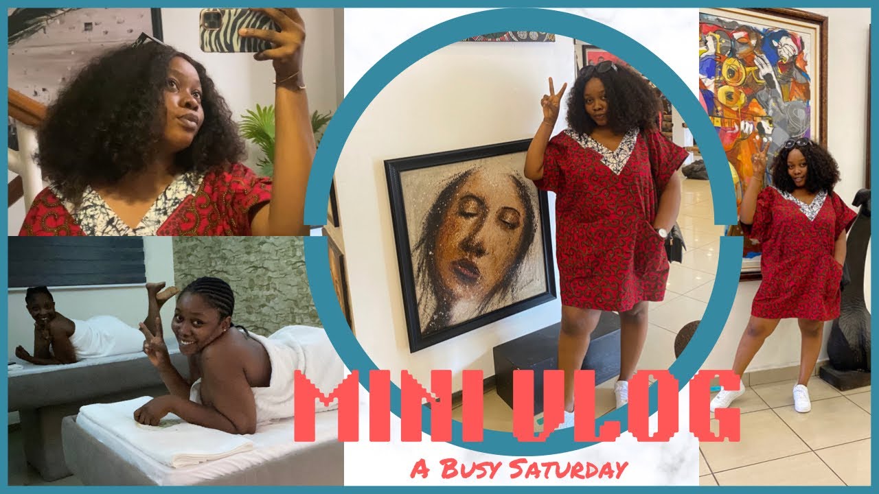 A Weekend Vlog | Saturday living as a Nigeria Artist |  Art Exhibition