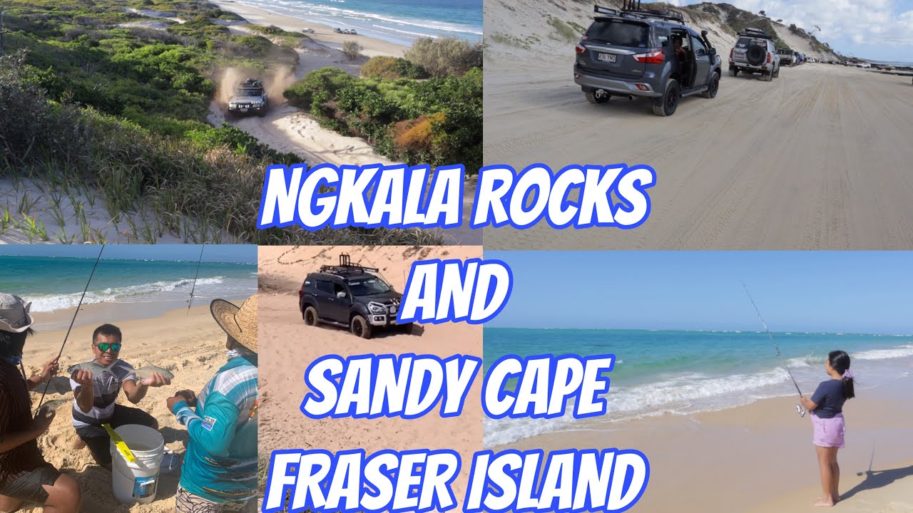 NGKALA ROCKS AND SANDY CAPE FRASER ISLAND!ANG DAMING NA STUCK!SUBRANG ...