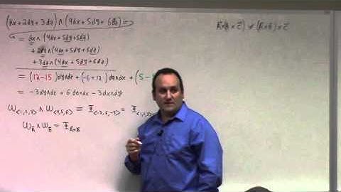 Multivariate Calculus: Lecture 57: introduction to differential forms