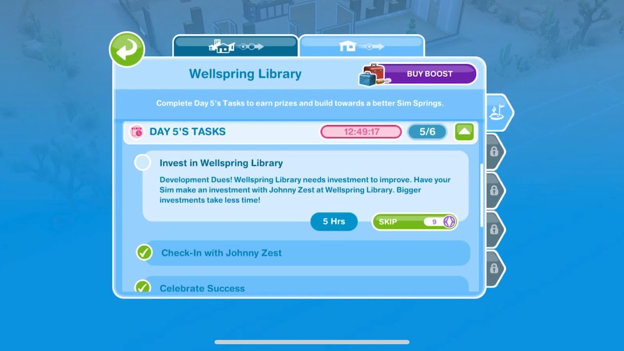 Sims FreePlay Guide to Sim Springs: Sandy Suburbs Invest In Wellspring