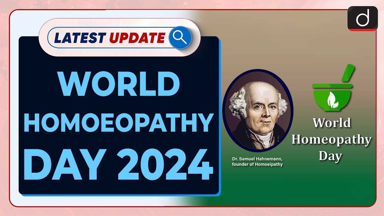 World Homoeopathy Day 2024 | Latest update | Drishti IAS English - Watch on YouTube