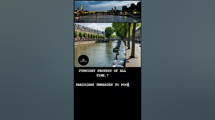 Parisians Threaten To Poop In Seine River Ahead Of 2024 Olympics. #JeChieDansLaSeineLe23Juin #Paris