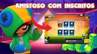 AMISTOSO COM OS INSCRITINHOS - VEM JOGAR COM A TIA! #brawlstars #supercellpartner