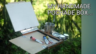 My Handmade Pochade box  for Plein Air...Compact Design!