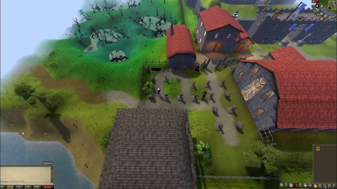 WHERE TO FIND THE FISHING TUTOR IN LUMBRIDGE IN OLDSCHOOL RUNESCAPE