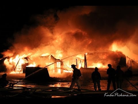 Gospel Outreach Church Old Bargain Barn Fire Youtube