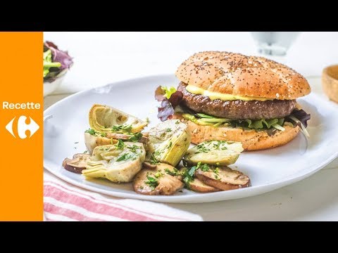 Vidéo: Burger D'avoine Avec Salade D'orange