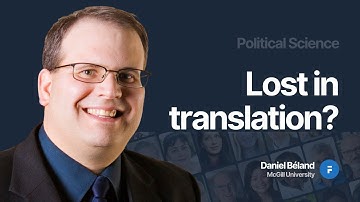Lost in translation?  - Daniel Béland