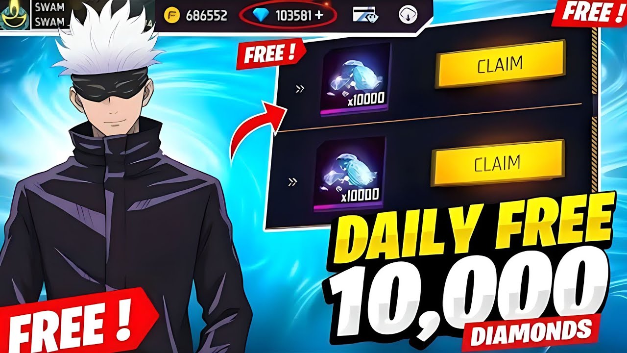 🤩💎How to get 10000 Diamonds in Free Fire🔥 2026 Latest Trick 100% Working