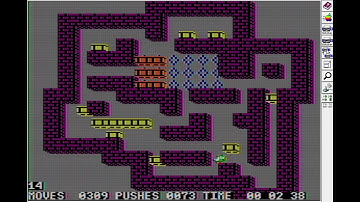 Soko-Ban Apple ][ Variant, Level 14