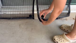 My Magnetic Mesh Screen Door Finally Works (Easy Fix)
