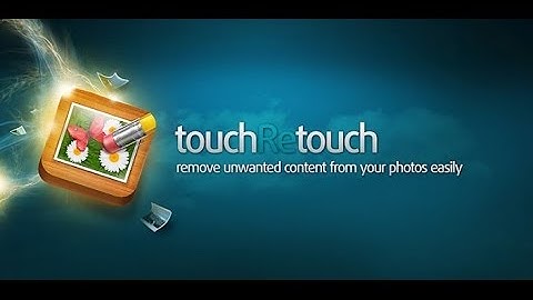 Remove any object from your photo (Touch retouch)