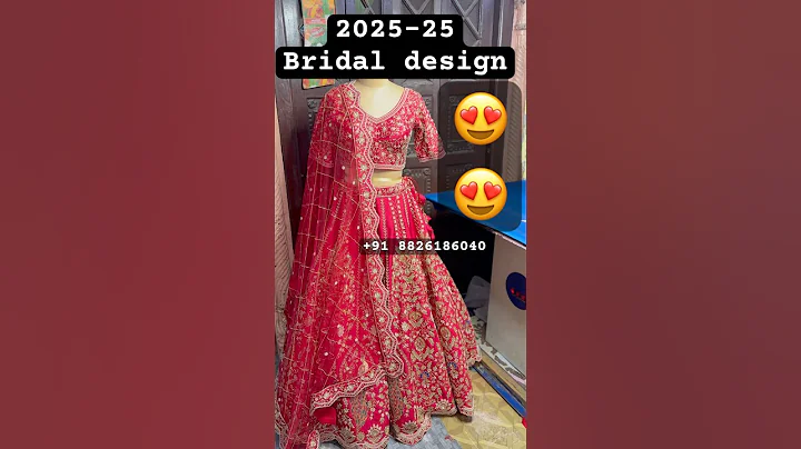 2025-26 New Design Bridal Wear Chandni chowk Delhi || #design #lehenga #fashion #outfit #love #like