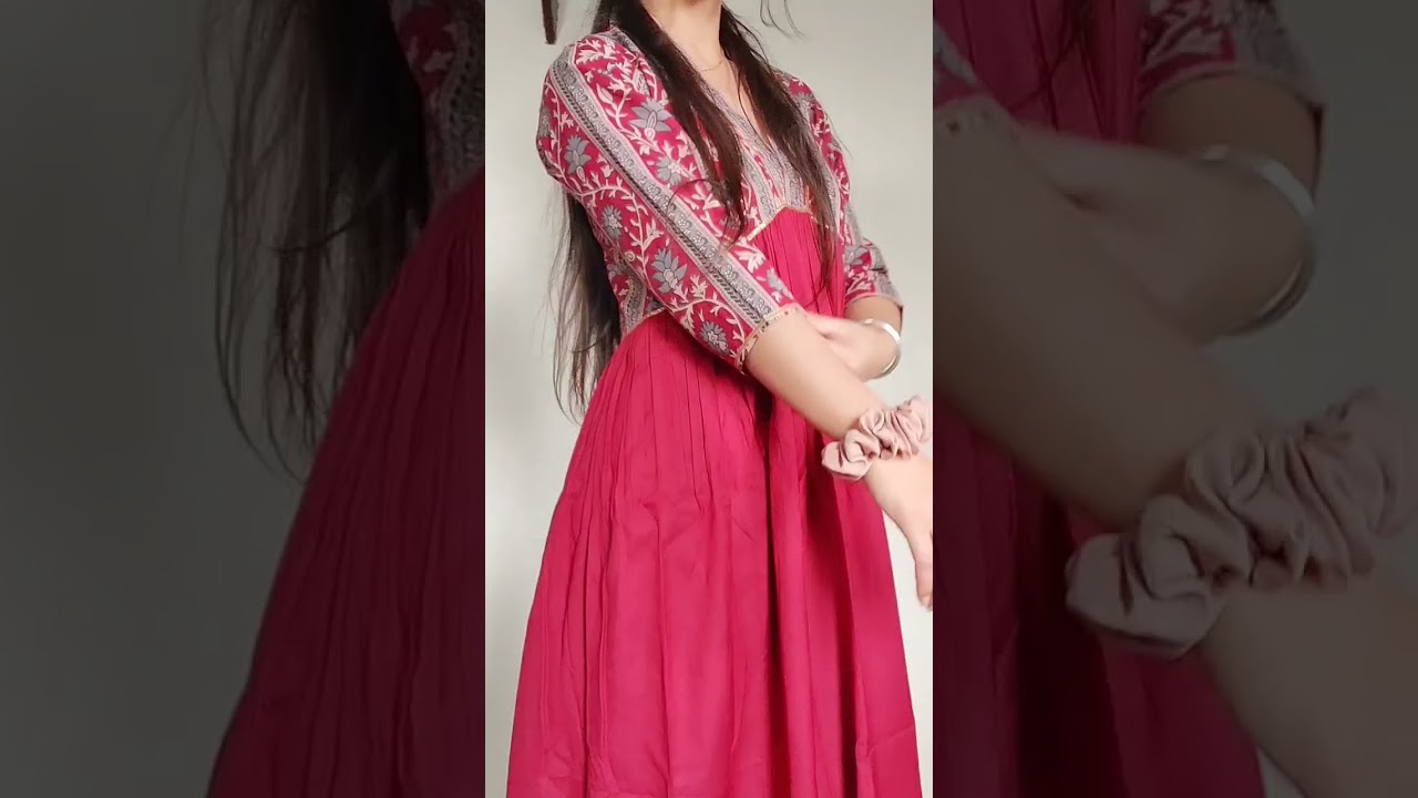 Rustorange Maroon V Neck Dress❤️👍🏻