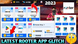 How To Use Rooter App For Free Fire Diamonds | Rooter App Se Diamonds Kaise Redeem Kare | 2023 Trick screenshot 4