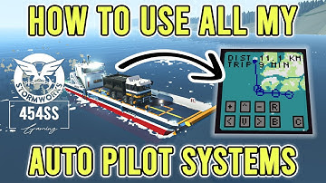 AUTOPILOT for Ship/Plane/Train in Stormworks