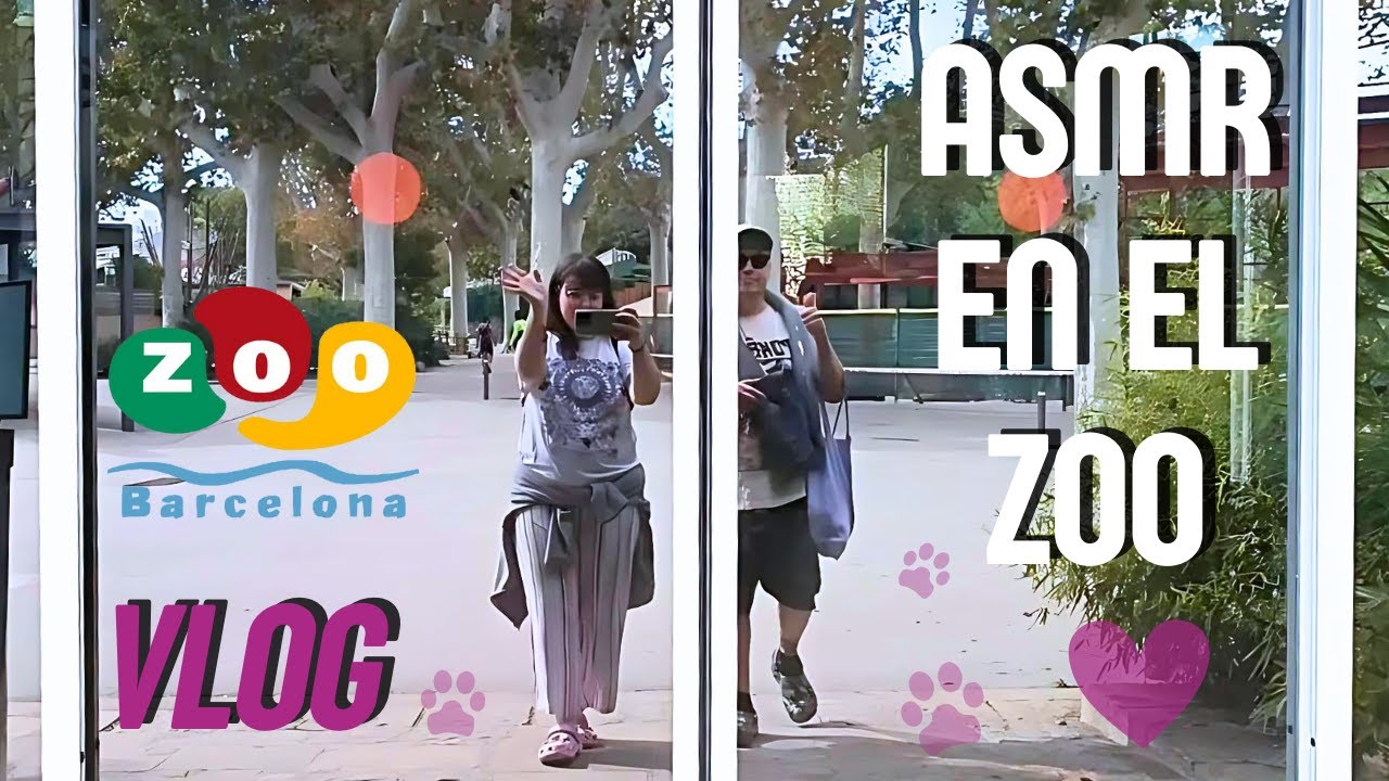 ASMR | Vlog: En el ZOO 🐾 💖 de Barcelona | Susurros, voice-over