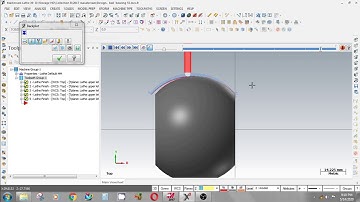 Plunge Turning  Tool Path in Master cam