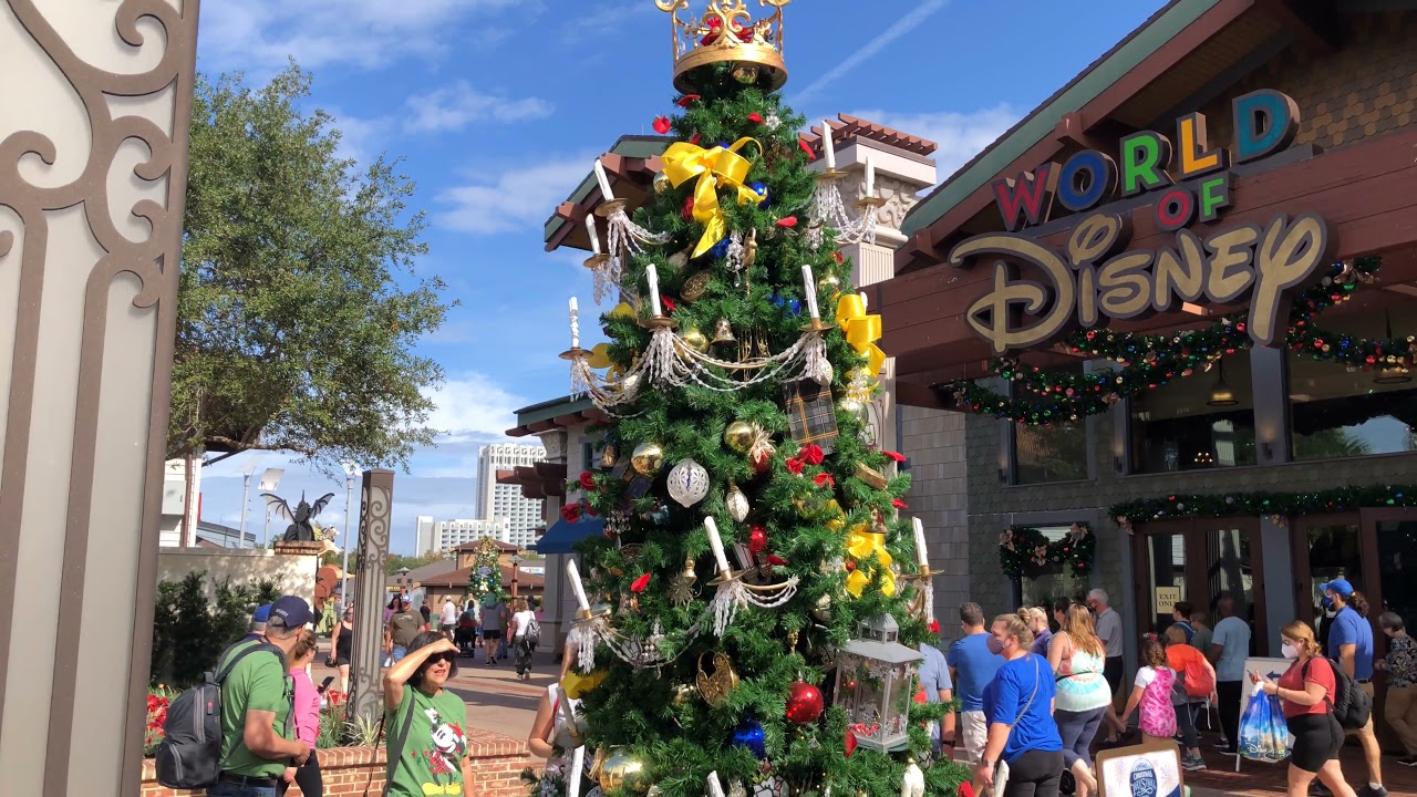 Christmas Tree Stroll at Disney Springs Part One YouTube