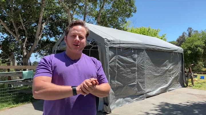 COBIZI 10x20ft Heavy Duty Carport Review! Build My New " Shop "