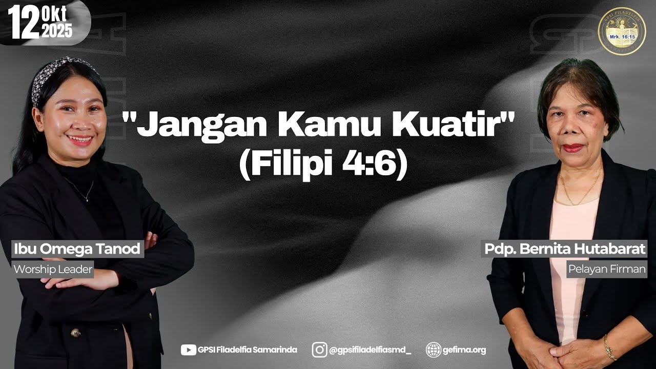 Ibadah Raya  - GPSI Filadelfia Pk. 09.00 | 12 Oktober 2025