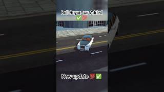 finally 🥳 Roll Royce car Added ✅in IVS 3d game #rollsroyce #update #game #trending #ytshorts #shorts
