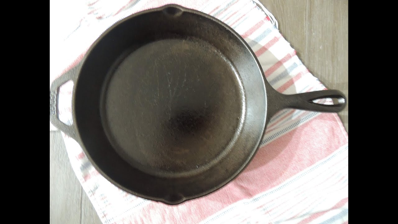 Cast Iron Skillet Maintenance YouTube