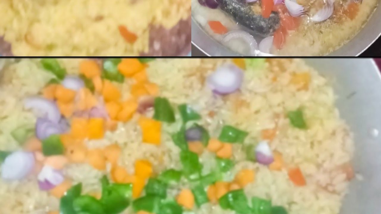 Cook with me Quick concoction rice##pregnancycravings - YouTube