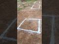 🏠House Construction Foundation Marking for Excavation #houseconstructionseries#shorts#civil#vlogs