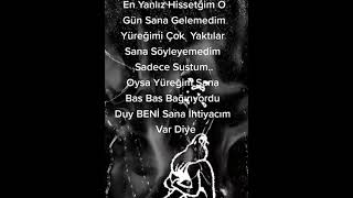 Seni Senle Yaşamak Varken Seni Sensiz Yaşıyorum.. 😓