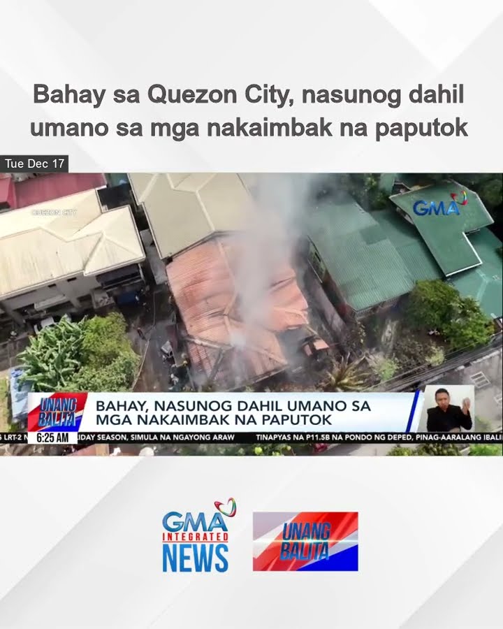 Bahay sa Quezon City, nasunog dahil umano sa mga nakaimbak na paputok | Unang Balita