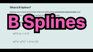 Celebrity What are B-Splines? Net Worth