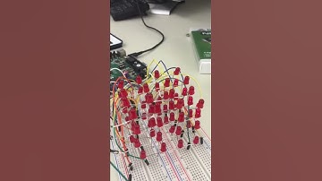 4x4x4 LED Cube integrated with RAT CPU